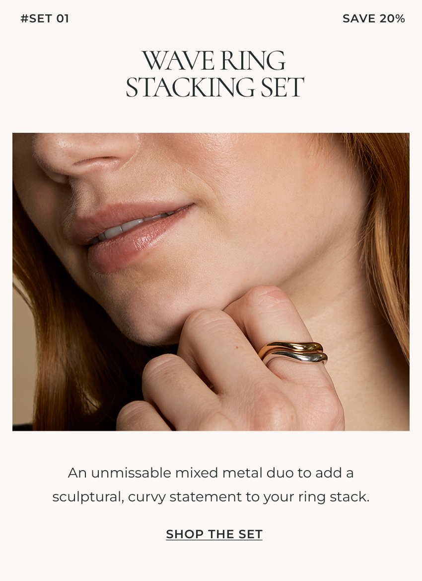 Wave Ring Stacking Set 