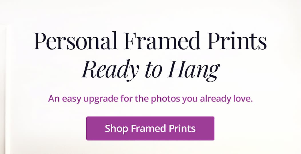 Personal framed prints turn favorite photos into polished, ready-to-hang pieces for the home. Shop Framed Prints