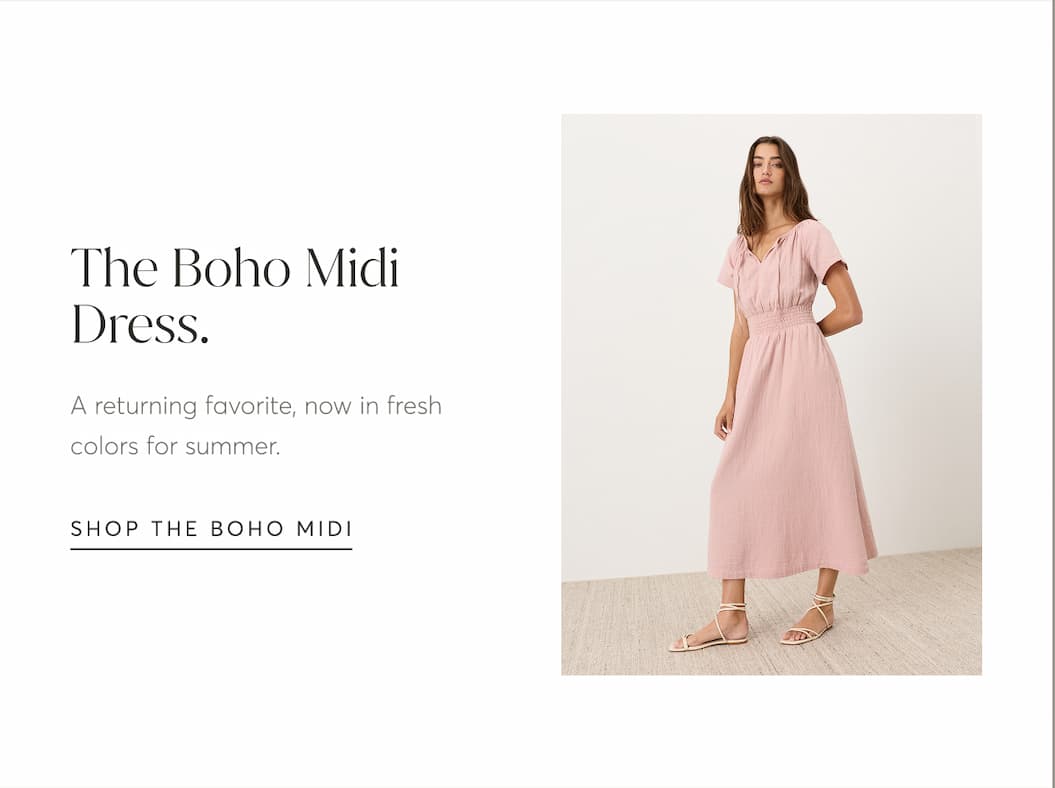 The Boho Midi Dress. | Shop The Boho Midi