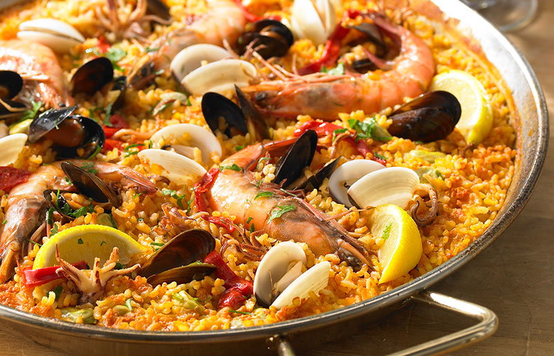 Seafood Paella Recipe
