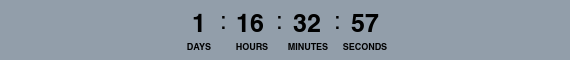 72 Hour Countdown Timer
