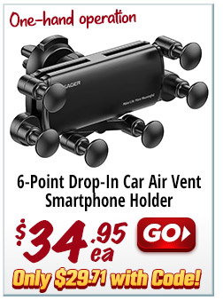 Gravity Phone Holder with Vent Mount