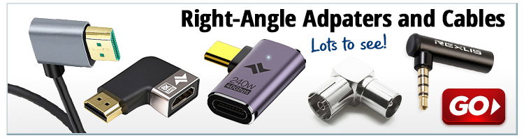 Right Angle Adapters and Cables
