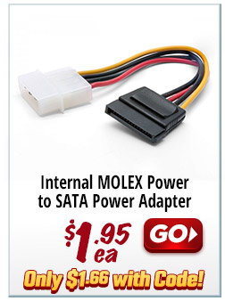 MOLEX to SATA Power Adapter