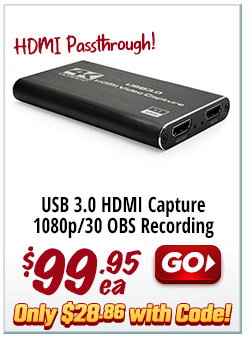 HDMI Capture Recording with Passthrough