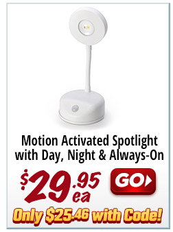 Motion Activeated LED Spotlight