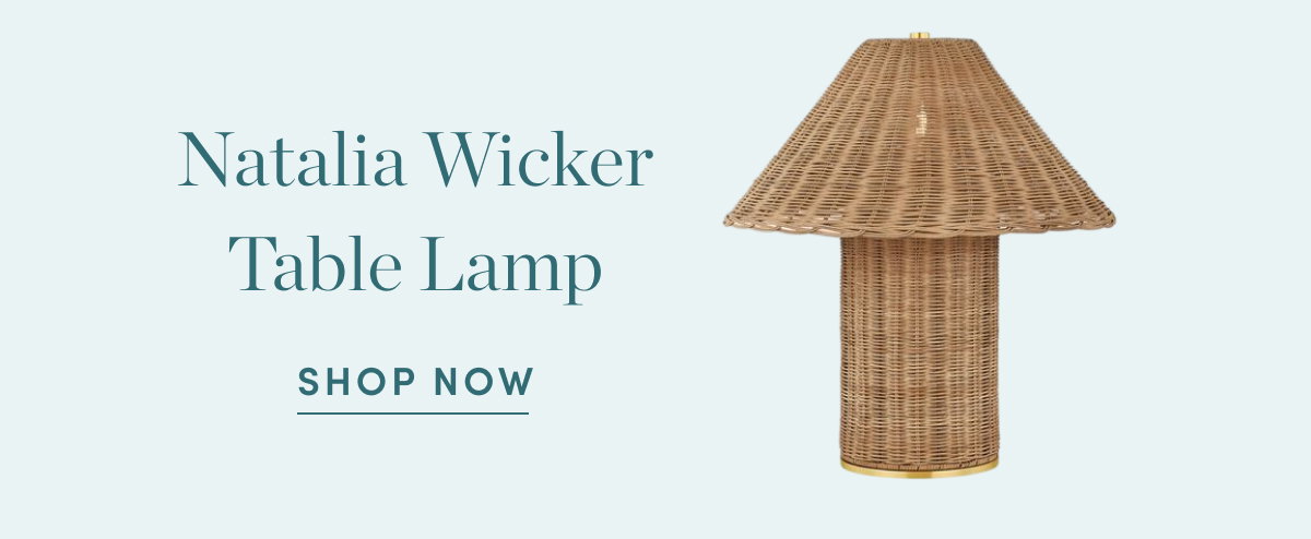 Natalie Wicker Table Lamp