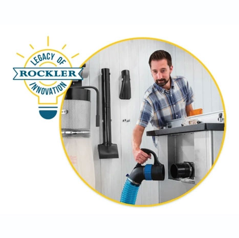 Rockler's dust collection products