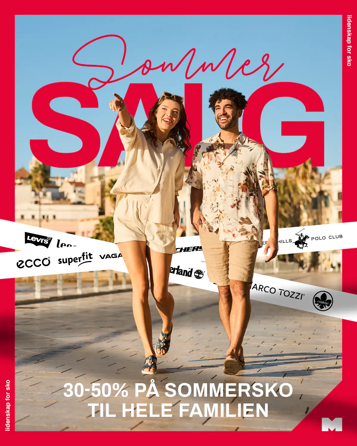 Sommersalg med 30-50% på sko til hele familien