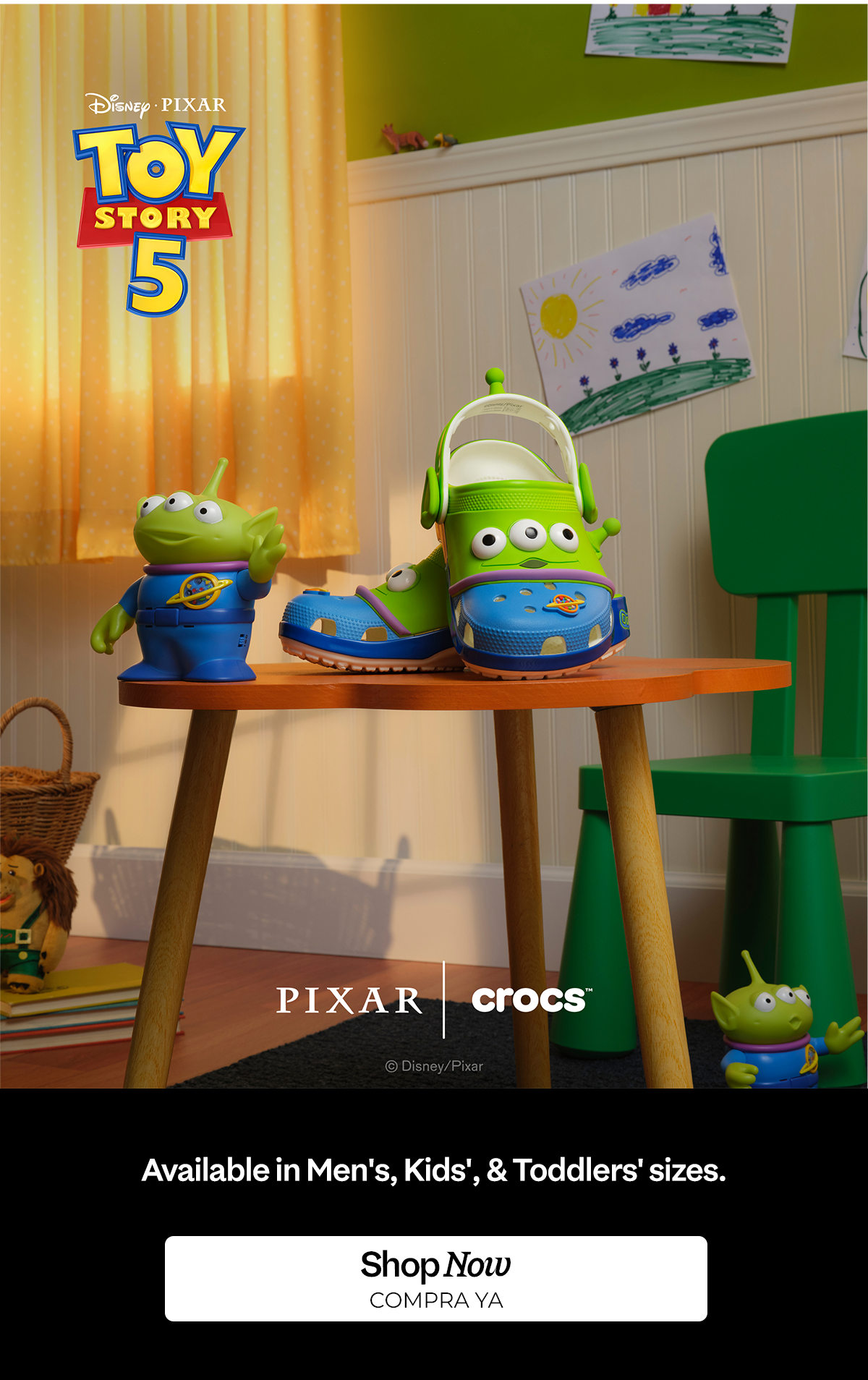 Pixar Crocs! Shop the full collection today and stock up.