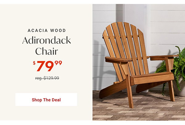 Adirondack Chair - Shop The Deal