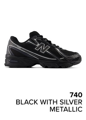 740 BLACK witH SILVER METALLIC