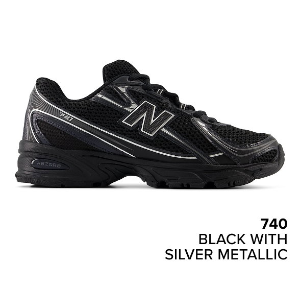 740 BLACK witH SILVER METALLIC