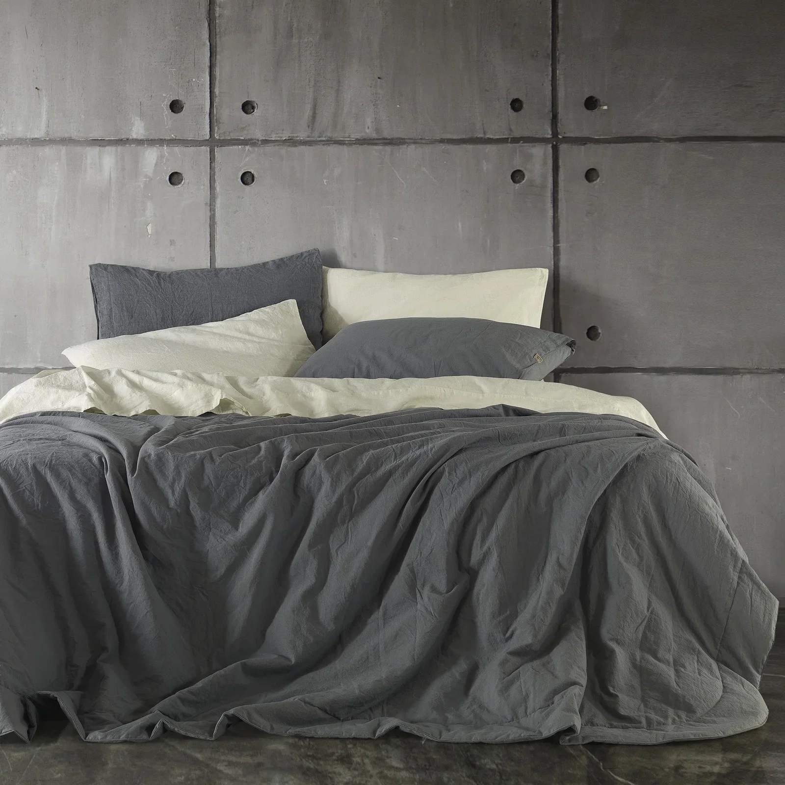 Image of Trapuntino Leggero Puro Cotone <br>StoneWashed NO Stiro - <b>Loira