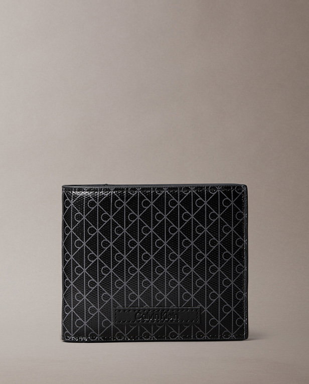 ALLOVER MONOGRAM LOGO BIFOLD WALLET WITH COIN POUCH