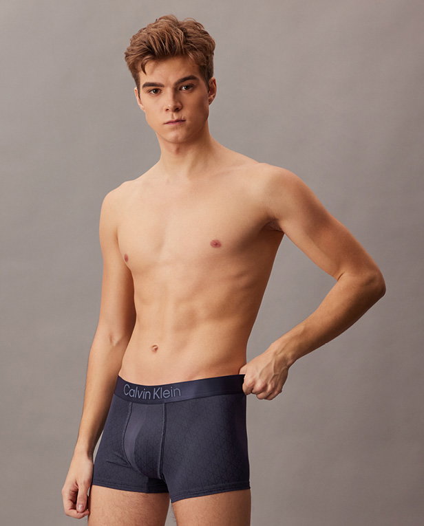 LOW RISE TRUNKS - MICRO STRETCH LOGO