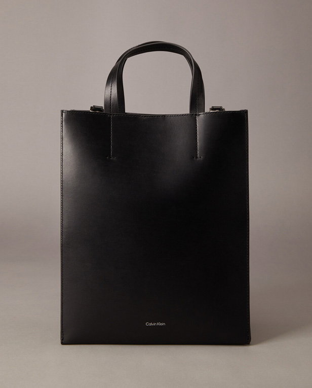 CK PAPER BAG LEATHER MINI TOTE