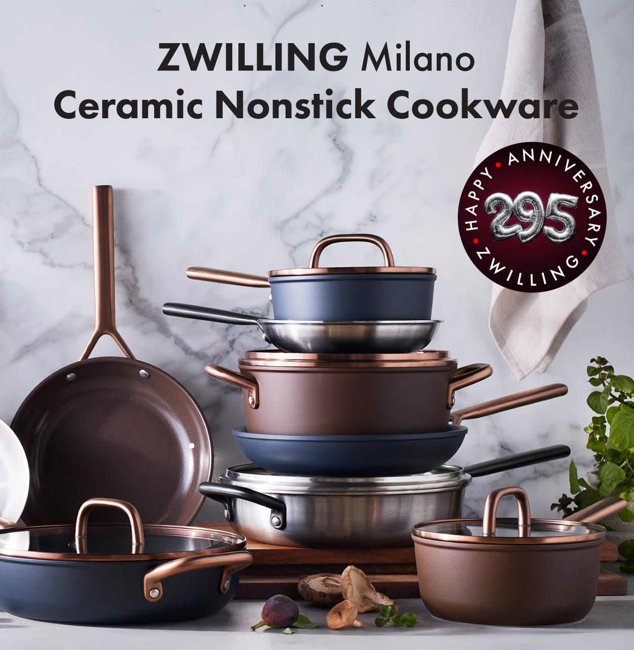 The ZWILLING Milano Ceramic Nonstick Cookware