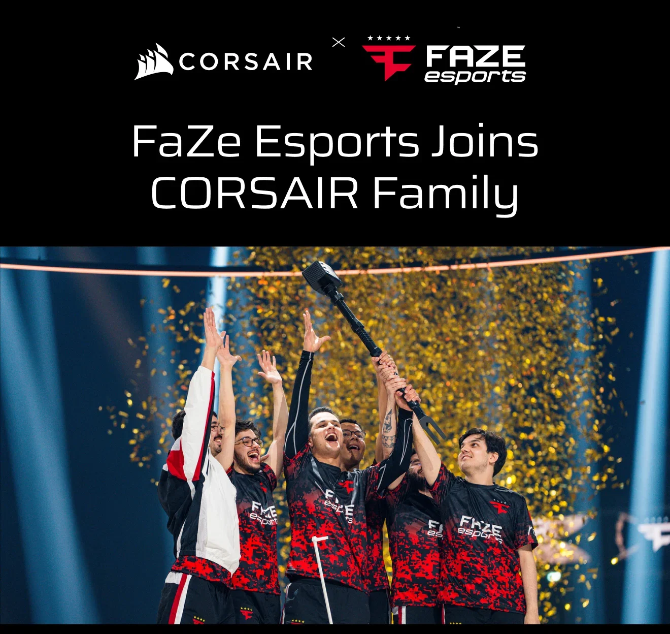 FaZe Esports Joins CORSAIR Family