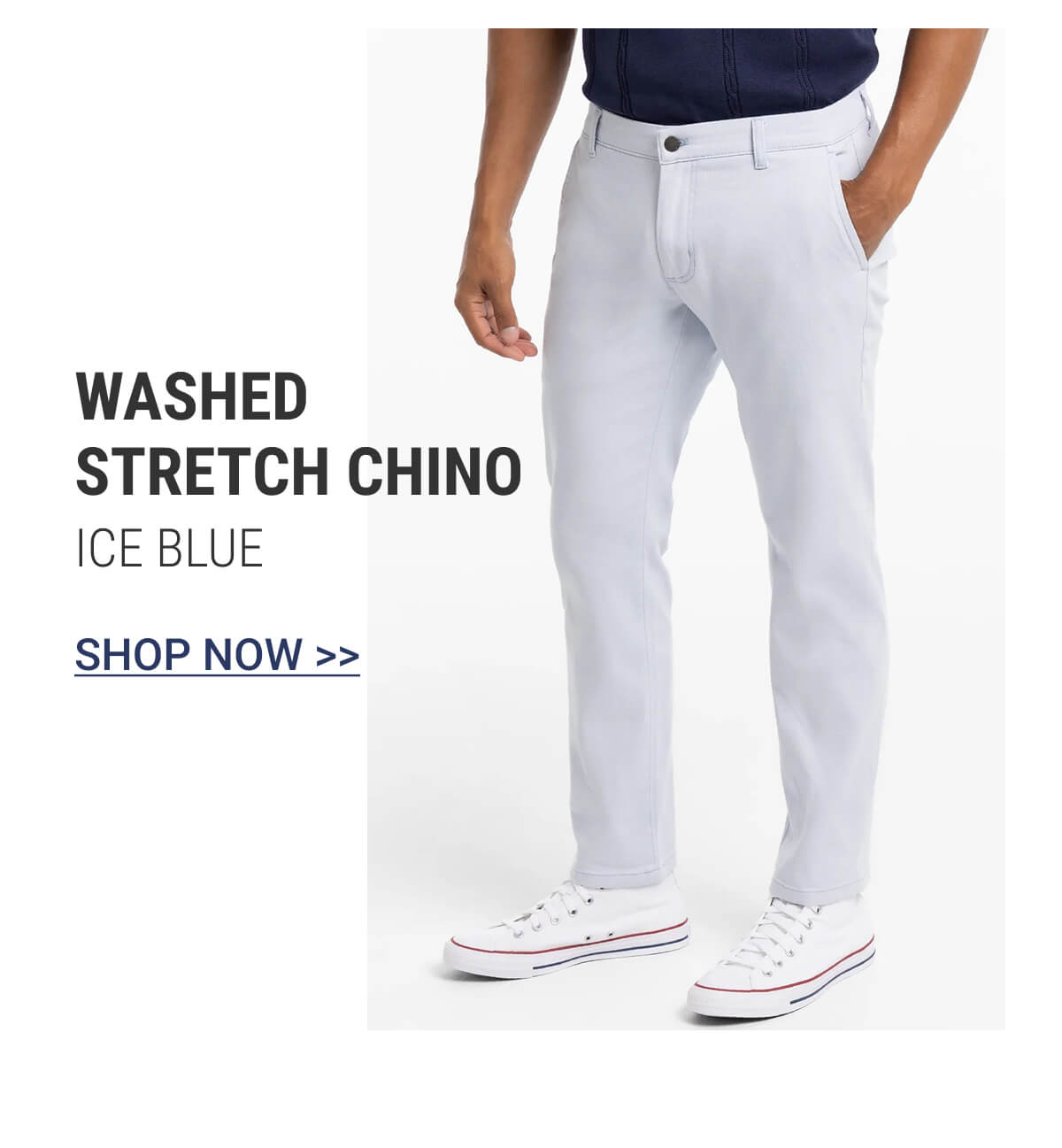 Washed Stretch Chino