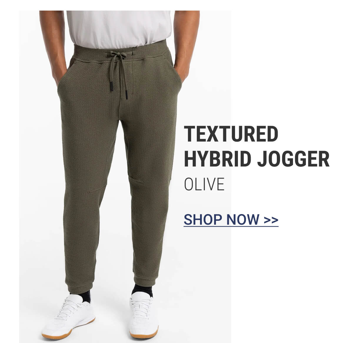 Textured Hybrid Jogger