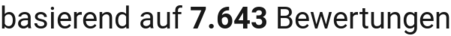 number of reviews