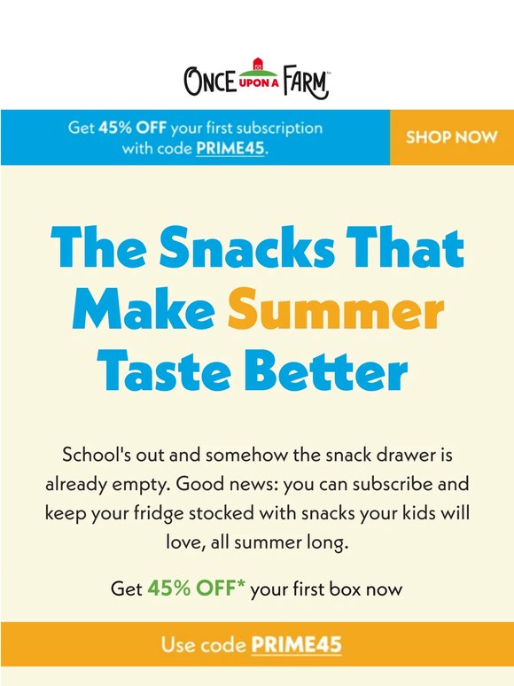 School's Out, Snacks Running Low