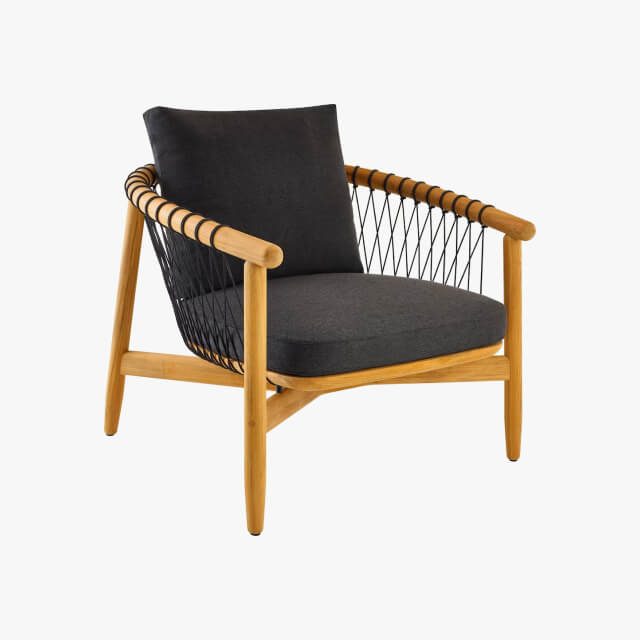 View Crosshatch Outdoor Lounge Chair