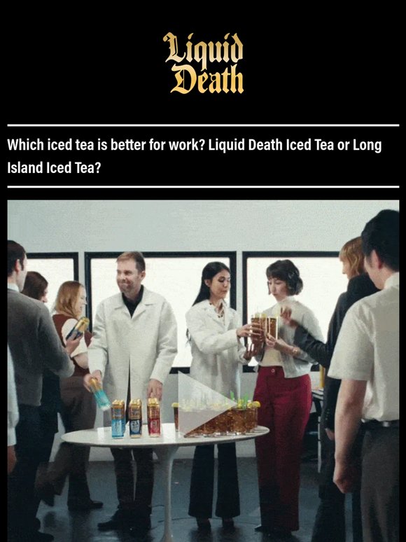Long Island Iced Tea vs Liquid Death Iced Tea