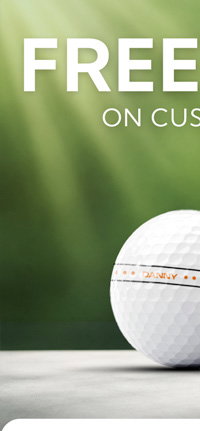 Free Shipping on Customized Golf Balls with PRINTSHIP Code at Checkout. Restrictions apply.