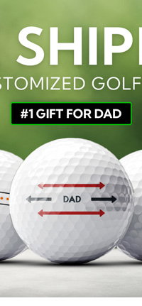 Free Shipping on Customized Golf Balls with PRINTSHIP Code at Checkout. Restrictions apply.
