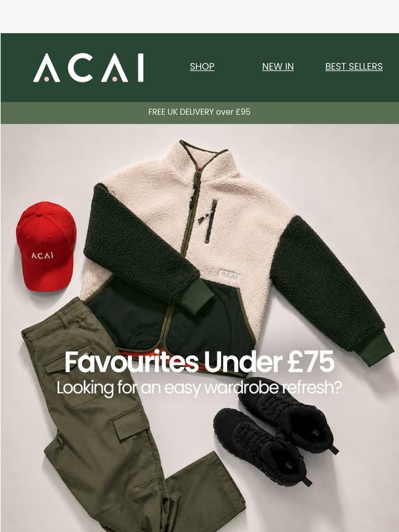 Under £75, but not for long