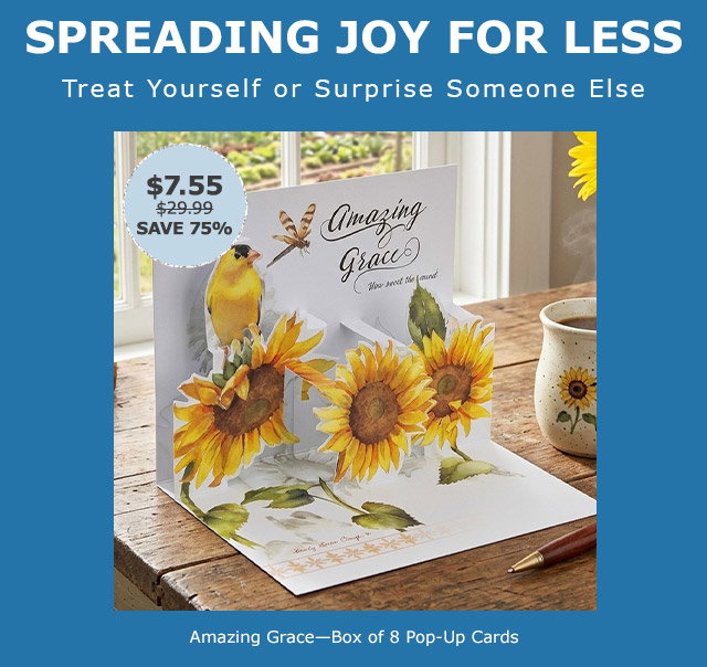 Spreading Joy for Less