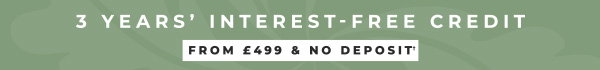 3 Years' Interest Free Credit from £499*