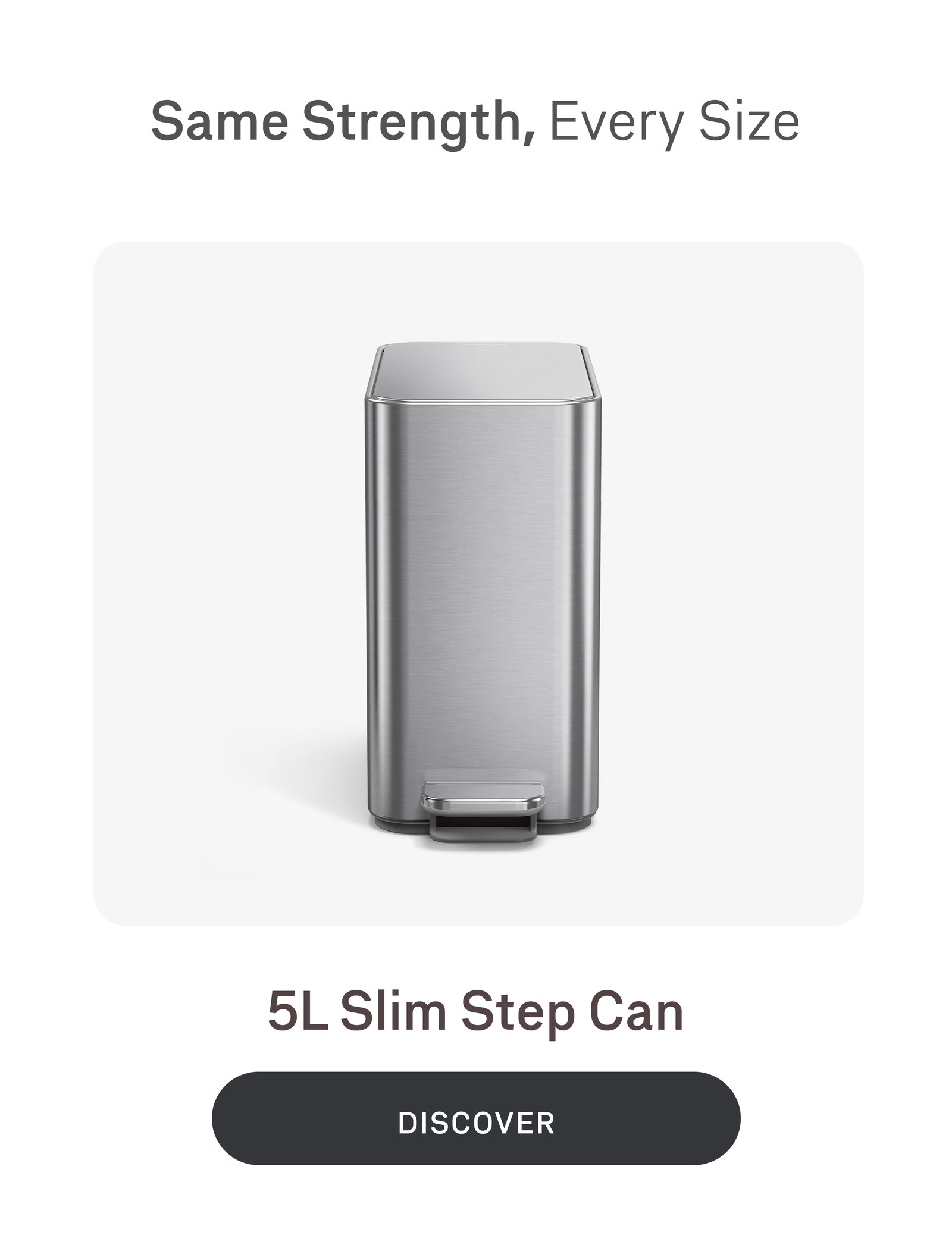 5L Slim Step Can