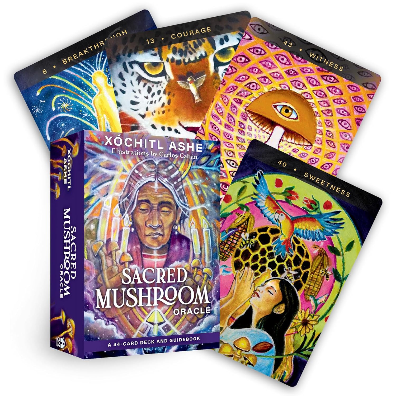 Image of Sacred Mushroom Oracle: A 44-Card Deck and Guidebook