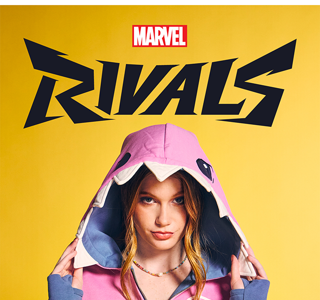 Marvel Rivals. Jeff the Land Shark Reversible Hoodie. Shop Now