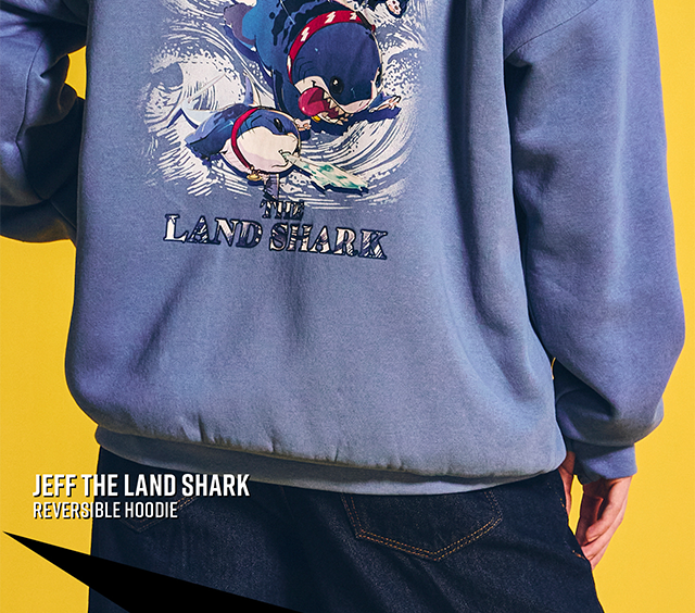 Marvel Rivals. Jeff the Land Shark Reversible Hoodie. Shop Now