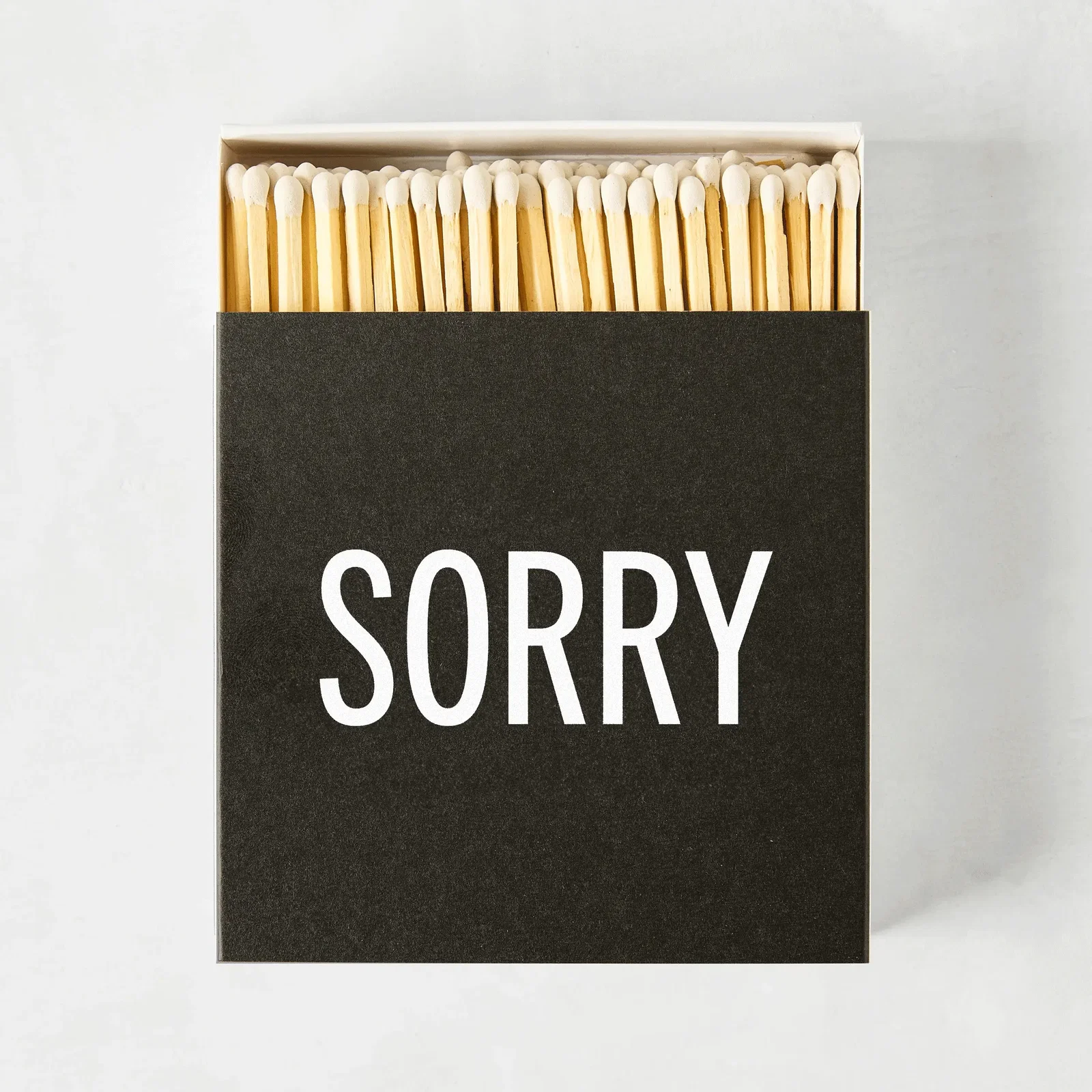 Image of Diane Keaton + Hudson Grace “Sorry, Not Sorry” Boxed Matches