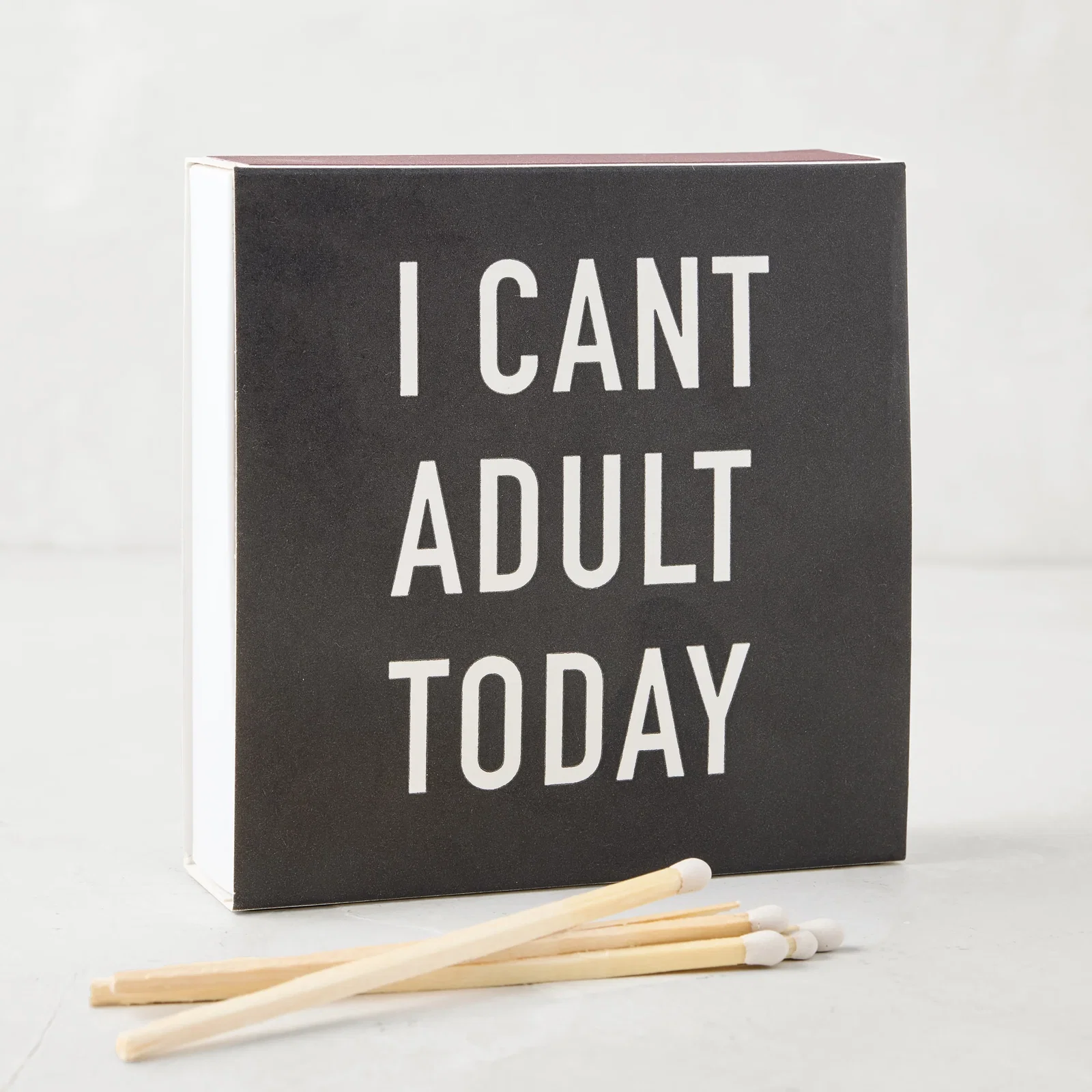 Image of Diane Keaton + Hudson Grace “I Can’t Adult Today” Boxed Matches
