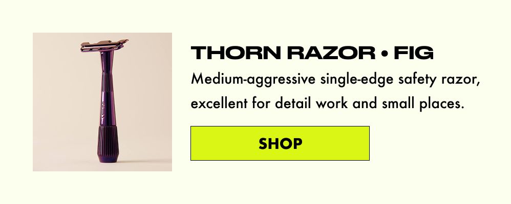 SE Razor - Thorn in Fig finish.