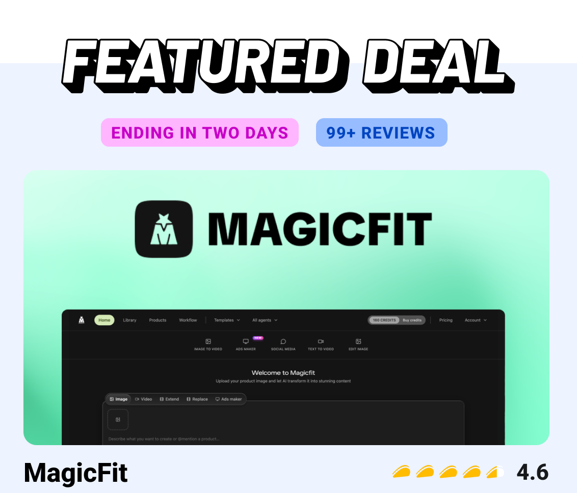 Featured Deal: MagicFit (Ending in two days, 99+ reviews)