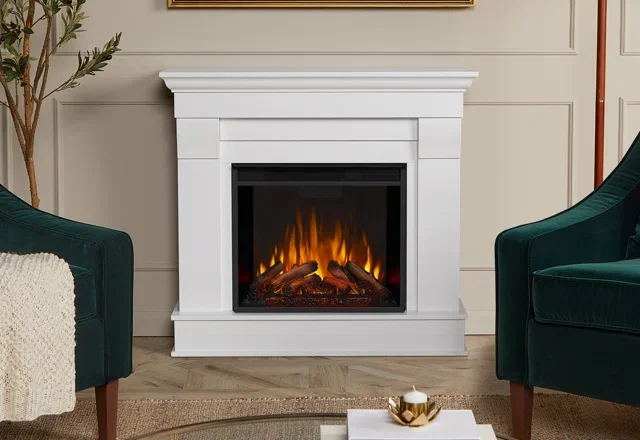 White Fireplaces You'll Love
