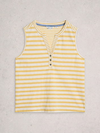 Shop Nora Notch Stripe Vest