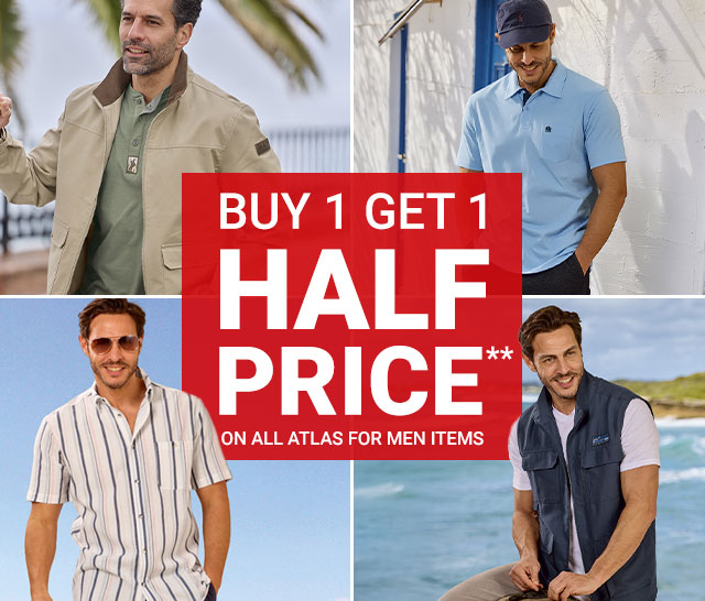 Buy 1 get 1 half price