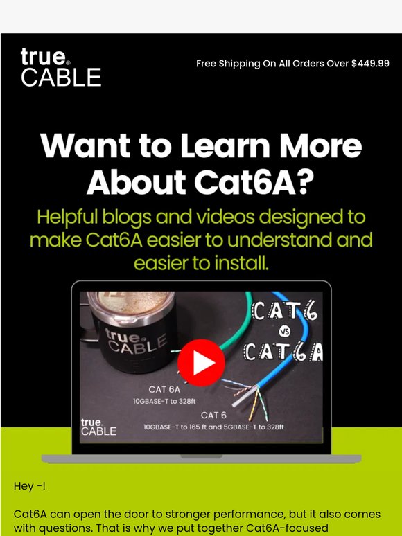 Your Cat6A Learning Hub Starts Here