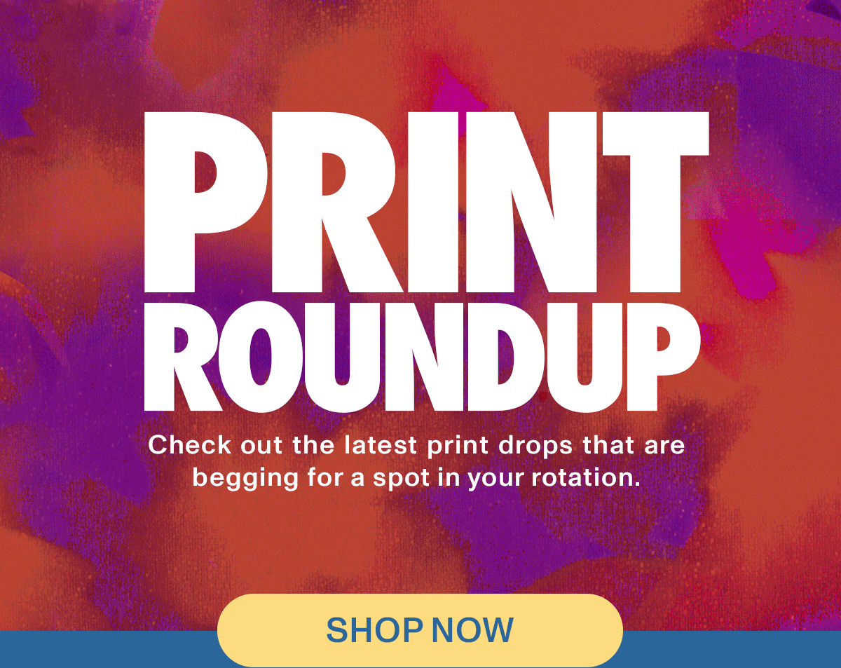 New Prints - Tropical Train Prints - We dropped three new, tropical-coded Train prints that were made for sunny summer practices outside. Shop now.