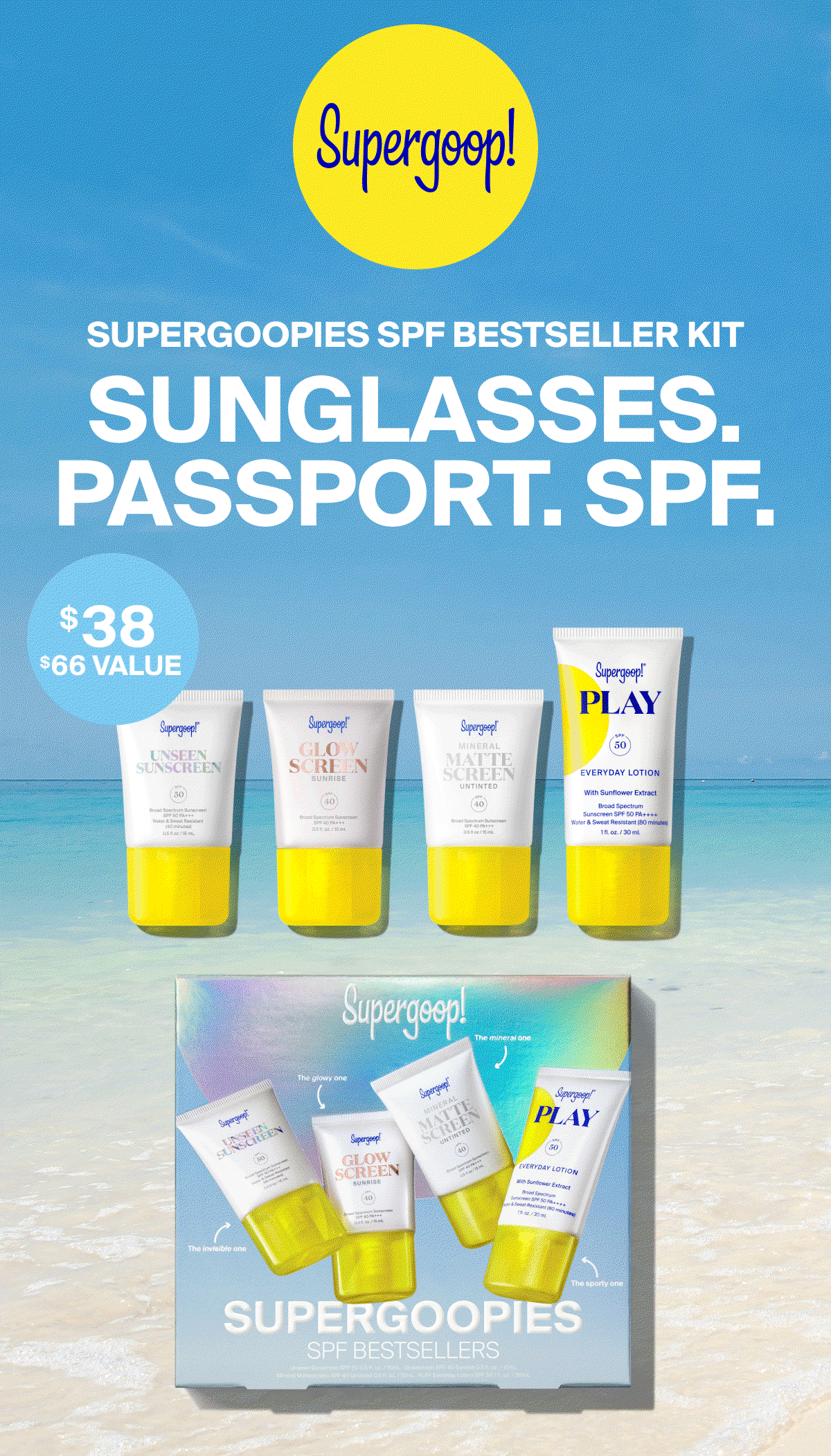 Supergoopies SPF Bestsellers Kit