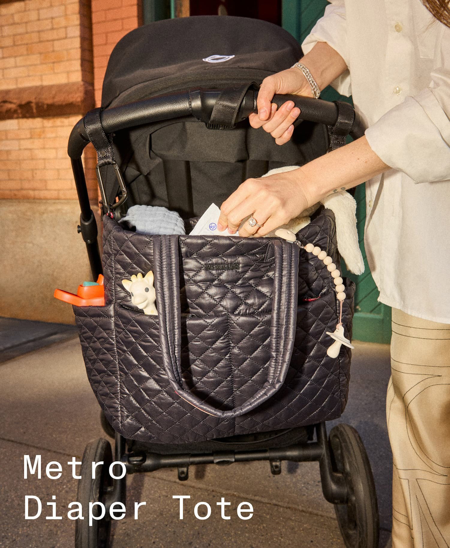 Shop the Black Metro Diaper Backpack