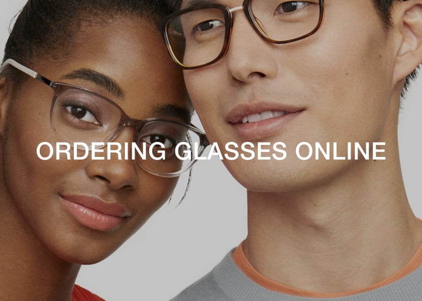 ordering glasses online